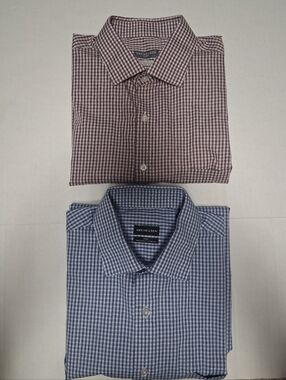Van Heusen Flex Dress Shirts Sz L 2pc Set